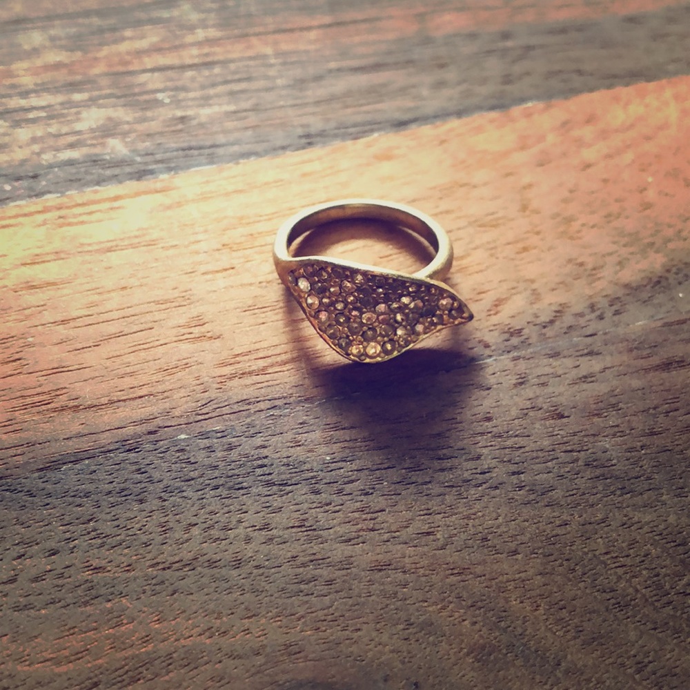 Chloe and Isabel leaf ring. Size 7